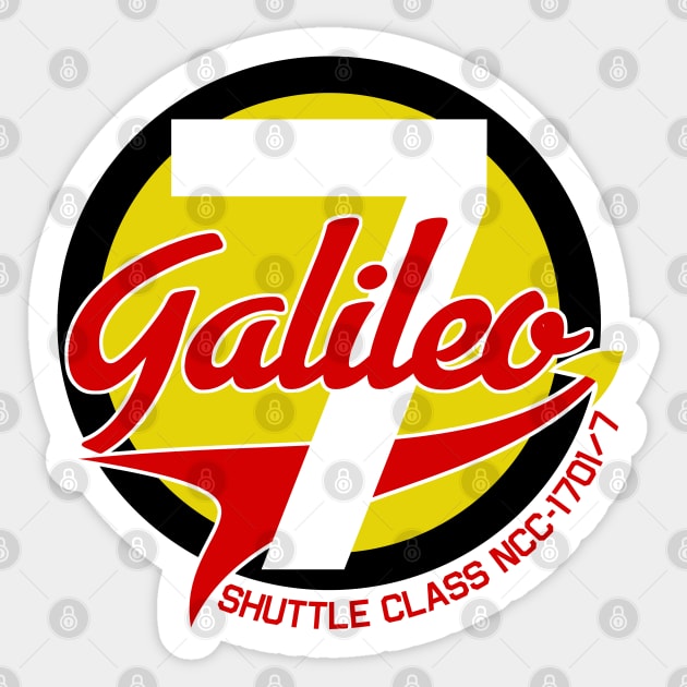 Galileo Seven Sticker by PopCultureShirts